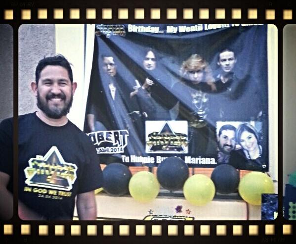 Mapt1978's tweet photo. @michaelhsweet @ragundezmarquez STRYPER PARTY....!!! http://t.co/6T2PD3tyuC