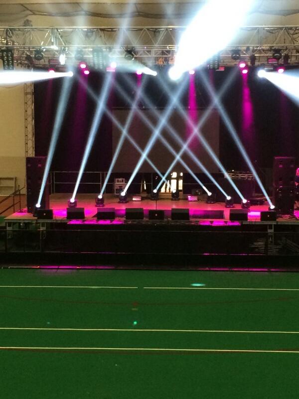 COLGATESPW's tweet photo. The stage is all set up for LUPE FIASCO!!! Get excited!! Doors open at 6! http://t.co/ZiVsTimEa8