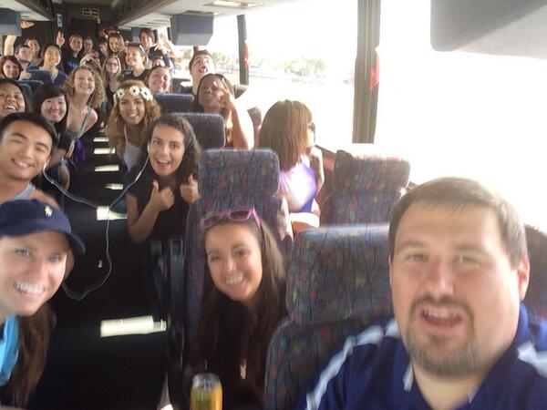 jhump96's tweet image. Wouldn&apos;t trade this crew for any other students. #fspa2014 #gobigred