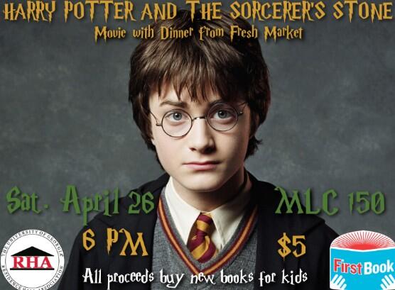 FirstBookUGA's tweet image. Harry Potter dinner and movie TODAY at 6! A magical movie and experience. Food by Fresh Market! #uga #athens