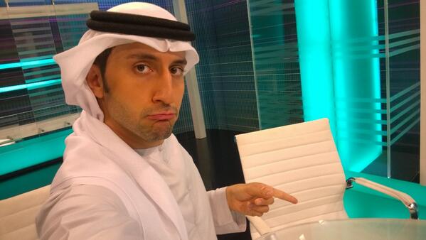 OmarButti's tweet photo. Missing @Katie_Fielder in #E247 this week! @DubaiOneTV #sadface #flyingsolo #goinglive http://t.co/TVcs6GAbkA
