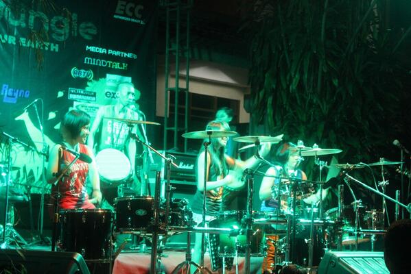 BiofairUAJY2014's tweet photo. Closing performance from Beauty and the beast percussion http://t.co/erWMI5dZ2q