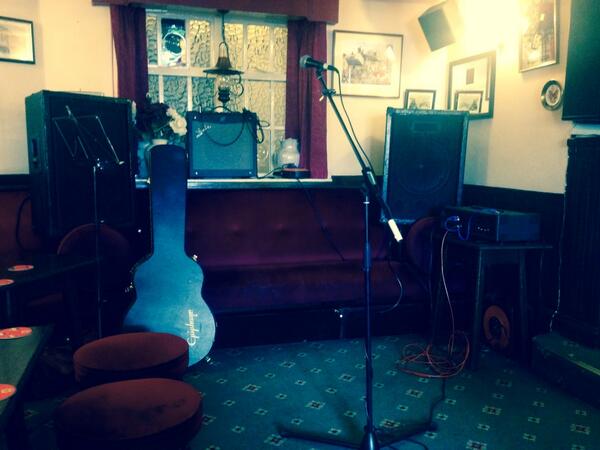 All set up and ready to go! 8:30pm.
See you there! #sheffield #sheffieldmusic