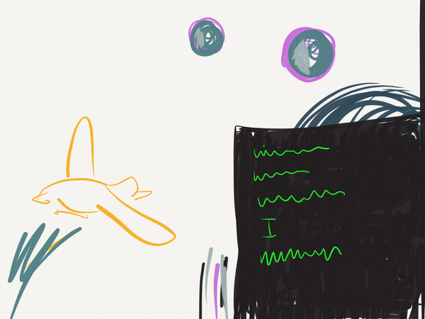 CodeQuackers's tweet image. Storyboarding! Hurtling toward Pondora and a coding challenge appears… #tojam