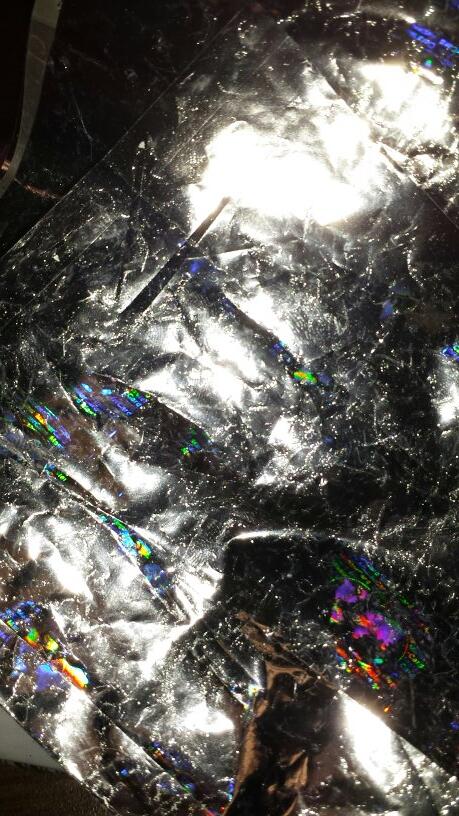 This is a foil used to make fake holograms on credit cards and identification. Know how to check validity! #ahla2014