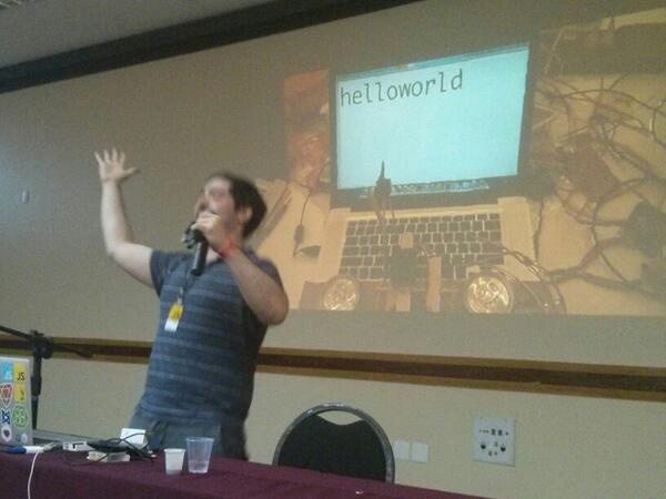 passos's tweet image. @reconbot #jsconfbr