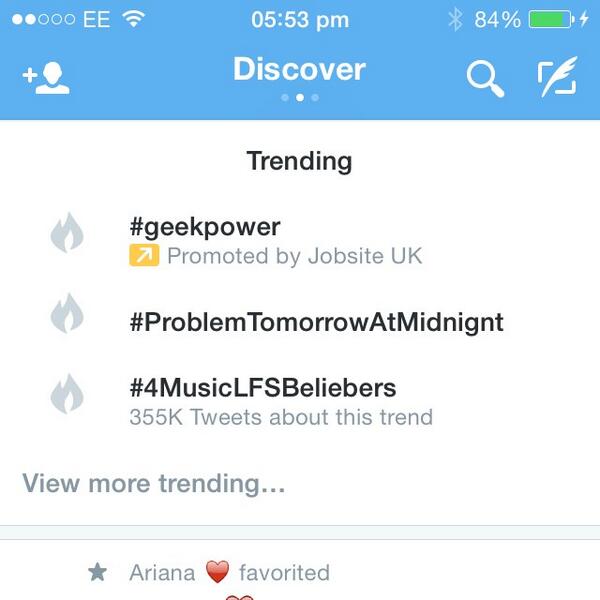 arianasbeyond's tweet image. it's trending but with Ariana's typo lmao 😂 #ProblemTomorrowAtMidnight
