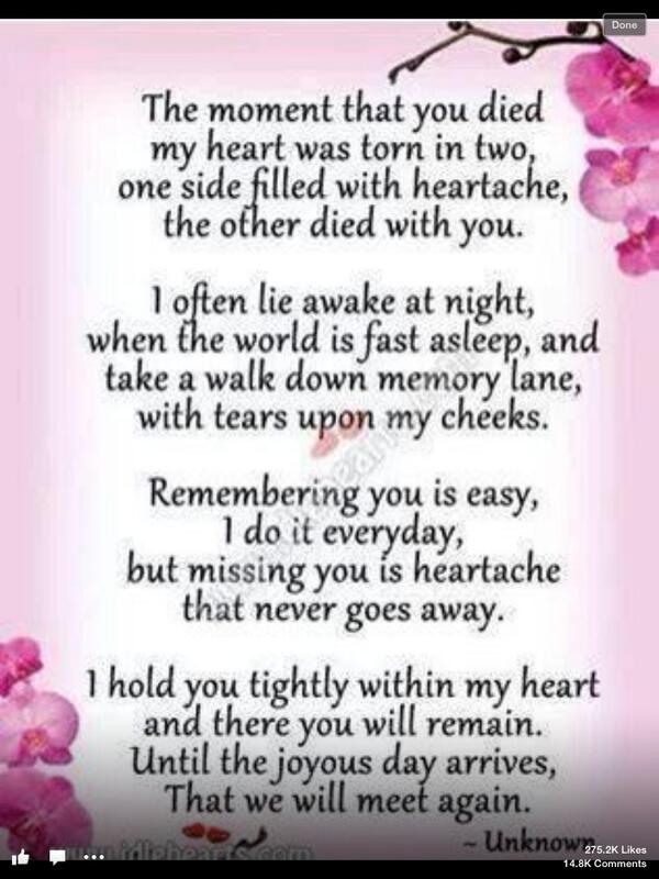 Three years ago today my grandpa died and ever spence I found this every time I read it I cry.