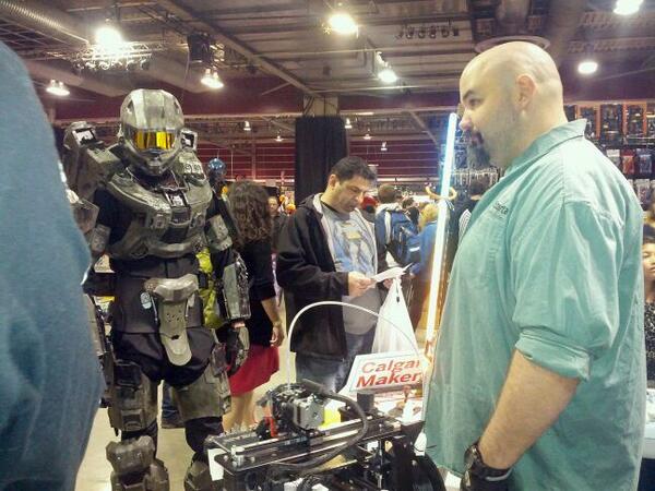 ScopertaTerra's tweet photo. At the #calgaryexpo with #Protospace and #Makerfaire http://t.co/nQOeYTyerc