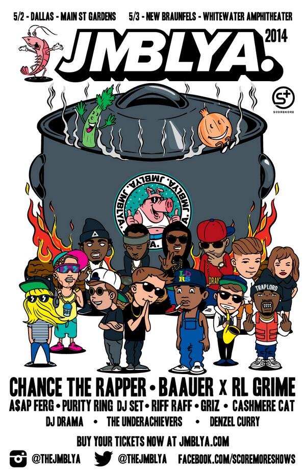 thejmblya's tweet photo. Dallas 5/2 &amp; New Braunfels 5/3 || @baauer x @RLGRIME b2b &amp; more!! Tickets at http://t.co/8sxuwOholi http://t.co/vZiY2704D1