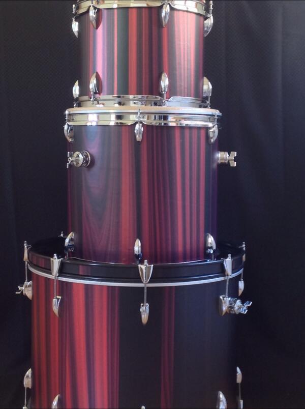 CustomDrumGraph's tweet image. Congrats Maysville music !metallic mahogany wrap- vertical