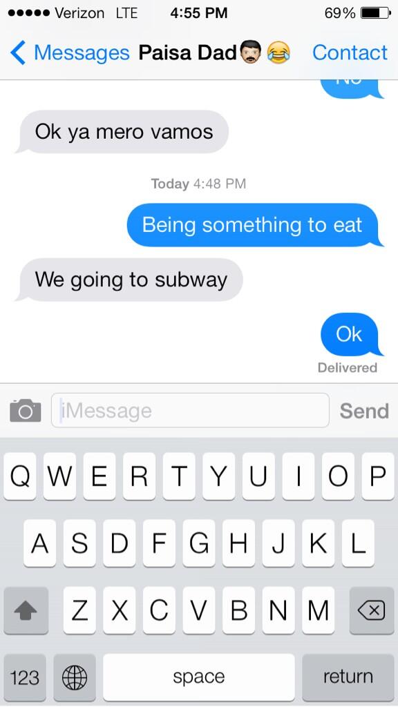 Bsbshit's tweet photo. My dad knows me too well🙌😩 http://t.co/JEVkcBA85q