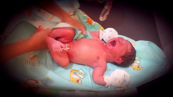 Alhamdulillaaaah mabruk baaaaang !!! MUSA ❤ "<a href="/KhowariqilAdat/">محيی الدين</a>: Jam 12.12 3,5kg 50cm

 #موسى "