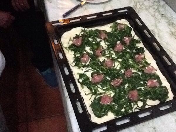 Pizza #salsicciaefriarielli