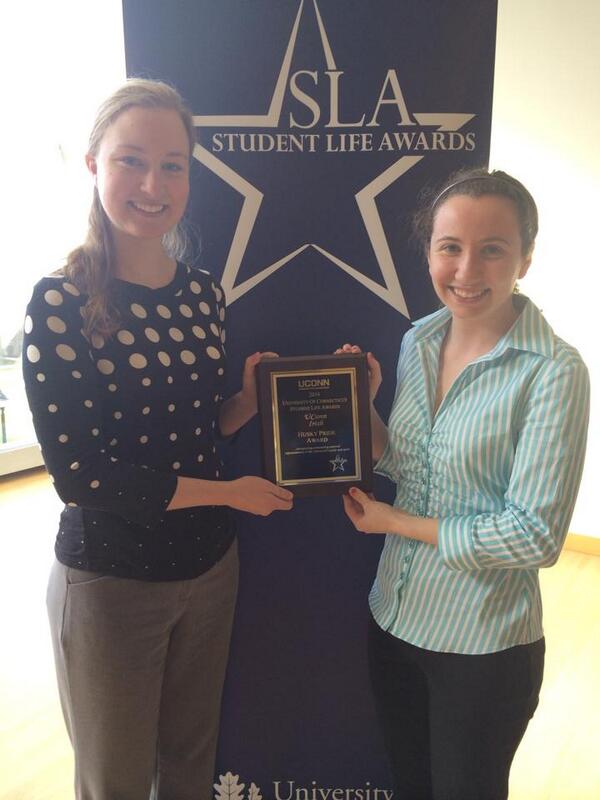 Thanks to UConn Athletics for sponsoring the 2014 Husky Pride Award! We're so proud to represent our school!