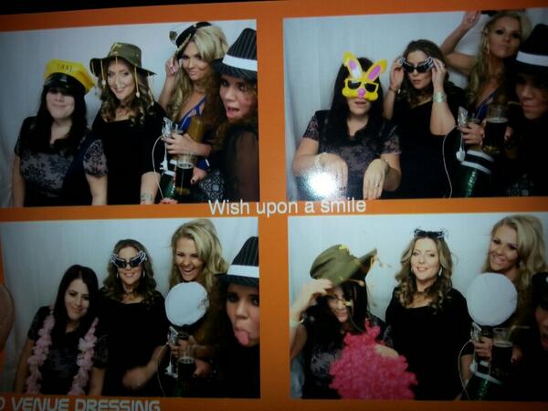 diannebourne's tweet photo. Photobooth action with @stephledigo @TrulyS_info @MsKate78 @Sidley_OUAS ball http://t.co/BQAGFaBuFU