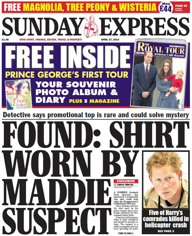 MADELEINE: Sunday Express special investigation seven years on from disappearance BmLSSmjCIAEMTzg