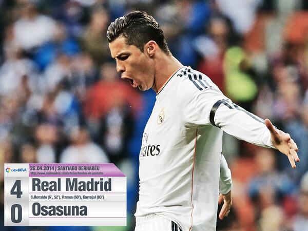 realmadrid's tweet photo. Descargáte el fondo de escritorio de la victoria ante Osasuna: http://t.co/NcAbtSBFxA #RealMadridOsasuna #halamadrid http://t.co/zBYkudre13
