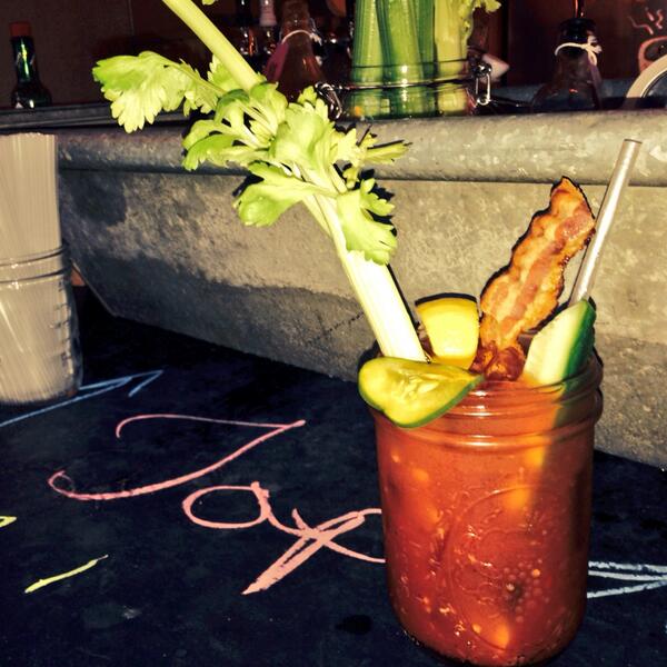 sweetcheeksQ's tweet photo. don't forget that tomorrow, and every Sunday, is #diy #BloodyMary Bar at the Cheeks! #alwaysaddbacon #🐷 http://t.co/4cHB1lJUyB