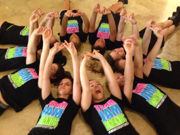 ICE_ALL_STARS's tweet photo. Great practice today OHH Apocalypse! Reppin @thejambrands at @USASF @DanceWorlds #ICED #ICE 💀👑 #Worlds2014 💛🌎 http://t.co/YdXtpHQCKR