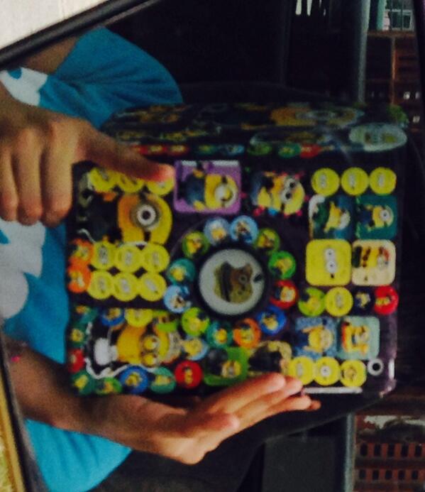 Que tal mi iPad minion jijiji ;)
