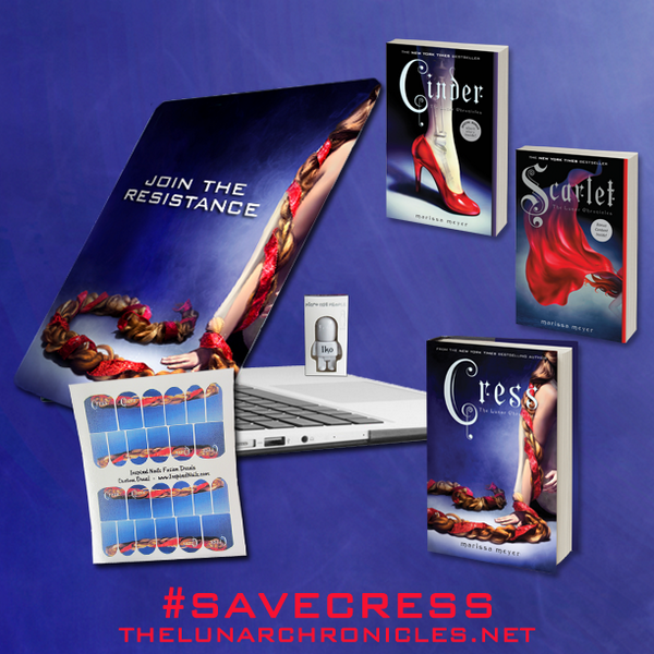 FierceReads's tweet photo. Want to win OUT OF THIS WORLD Lunar Chronicles swag? Join the Resistance and help #SaveCRESS http://t.co/y2Dk4wCYYR http://t.co/CWRwI5xhis