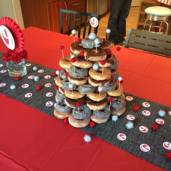 Krispy Kreme Ar Twitter Great Looking Doughnut Cake Happy Bday Rt Thelemonbowl Celebrating Jack S 9th With A Krispykreme Birthday Cake Http T Co Qbtz8hxans Twitter