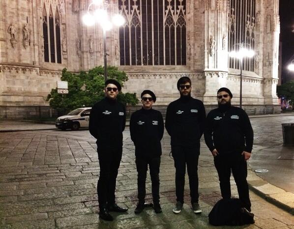 SouthendEscape's tweet photo. Here we are, at our final destination, altered due to storms in Switzerland. The #Milan Cathedral. 588 miles. http://t.co/GB74SWP8Cc