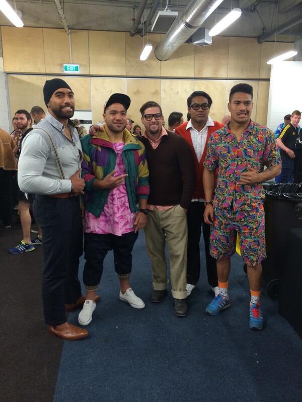 op shop dress up party Post match antics - op shop dress up