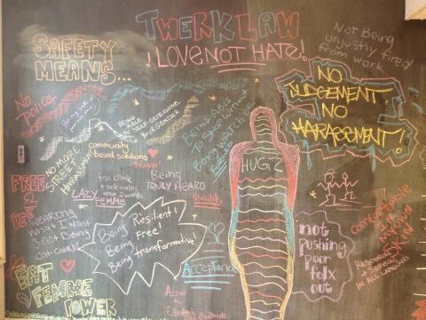 SASYOUTHNYC's tweet photo. Safety means...  #speaksafety #speakeazy @audrelorde @FIERCENYC  #communitysafetynow http://t.co/l7IS6jniPQ