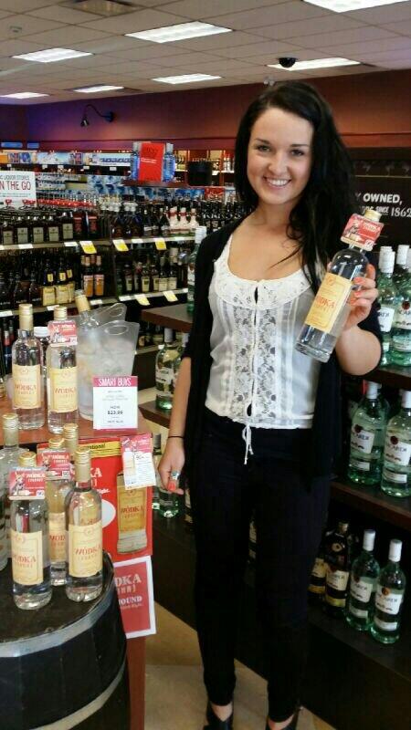 dhs_wine's tweet photo. @RealWodkaVodka tasting on #special #price only $23.99 per bottle available in all #British Columbia Liquor stores http://t.co/COAnRJt1kh