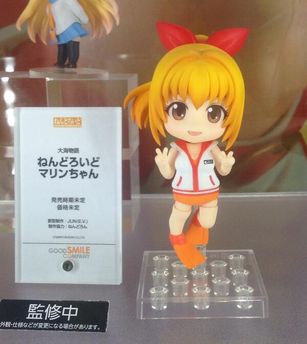 海物語15周年！「ねんどろいど マリンちゃん」も展示なうですっ(ﾉ