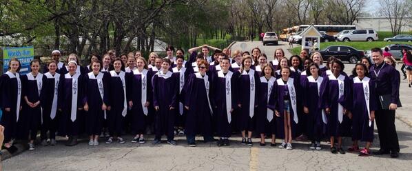 Honors Choir at Worlds of Fun Music Festival. Beautiful Voices.