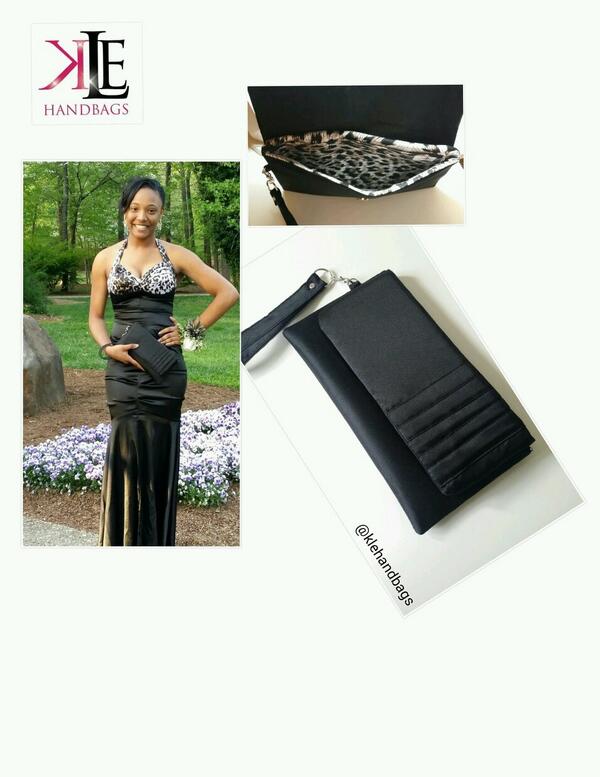 KLEHandbags's tweet photo. The beautiful, Jamiah posing with her custom designed, KLE Handbag. #PROMNIGHT2014 #klehandbags #clutchdesign http://t.co/tXO0CRYqoE