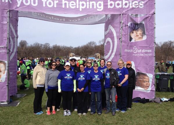A great day walking for a great cause. MHA staff raised > $7k for <a href="/MarchofDimesMN/">March of Dimes MN</a> March for Babies.