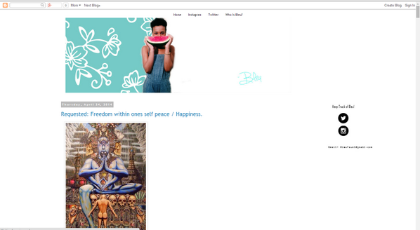 Wray_Graphics's tweet image. A simple, modern design I did for frombleu.blogspot.com