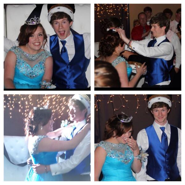 ArianeChandler's tweet image. So blessed to be crowned Prom Queen tonight and my best friend be crowned King! #perfectprom