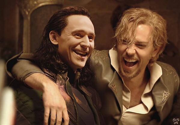 _GodofMischief's tweet photo. Fandral and Me ♥ http://t.co/i0DDjLJvUn
