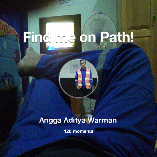 meteora1991's tweet photo. I've shared 120 memories with my friends on #Path - see them now at http://t.co/S6PThStV4T! #thepersonalnetwork http://t.co/8VqqrW5wNw