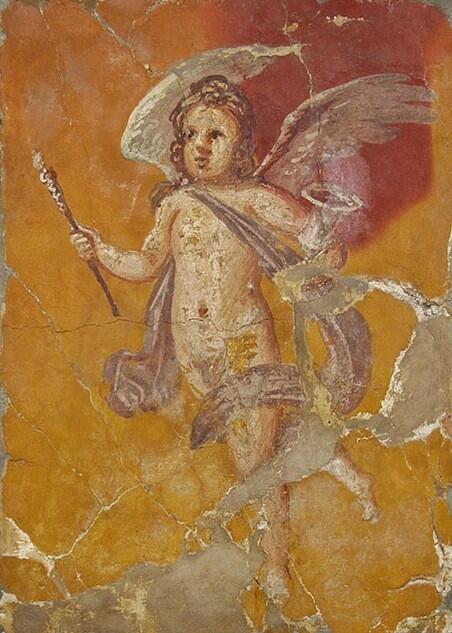 HerculaneumApp's tweet photo. Wall painting from Villa of the Papyri, #Herculanum. #archaeology http://t.co/DHkeviXtcn