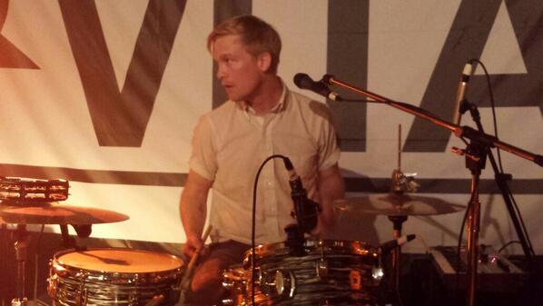 crickontour's tweet image. Ben Verdoes of #iskadhaff is about to take the stage at the @cafevita party on Capitol Hill.  #awesomen