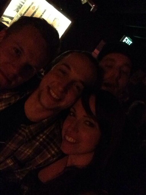 Here is the trouble I'm getting into.... Oh shit! Who is that tard in the back??!? Classic night out<a href="/tag/sdcc2014"class="tags"><span>#sdcc2014</span></a>