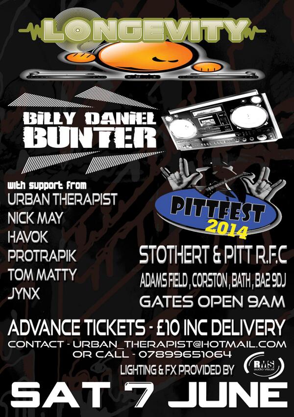 DJNicMay's tweet image. Supporting @DJBillyBunter  at this @Pittfest with good friends @Protrapik 

7th June 2014.