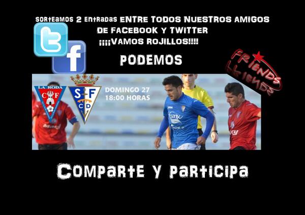 cerveFriends's tweet photo. RETUITEA Y PARTICIPA. VAMOS LA RODA. ¡¡¡¡¡¡PODEMOS!!!!!!! http://t.co/6oCDsaRnT2