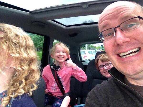 Clivejenkins's tweet photo. On our way to watch Sheffield Hallam - one more win! #believe #super8selfie @VballEngland http://t.co/BolVuckmx2