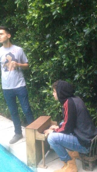 JaiBrooks1's tweet photo. James and I jammin http://t.co/2xkQXcgMno