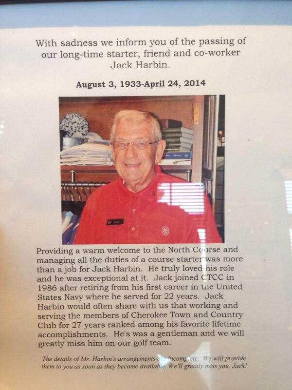 We miss you Jack Harbin. Never forget!   #leaveyourmark
