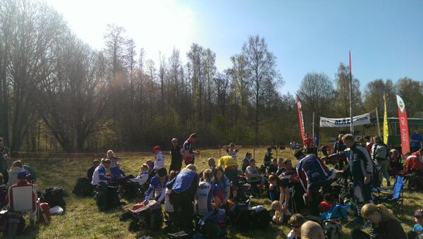 Hederlig liten OL-tävling i vårsolen, lukterna och känslan spirar. 6,5 km genomfört