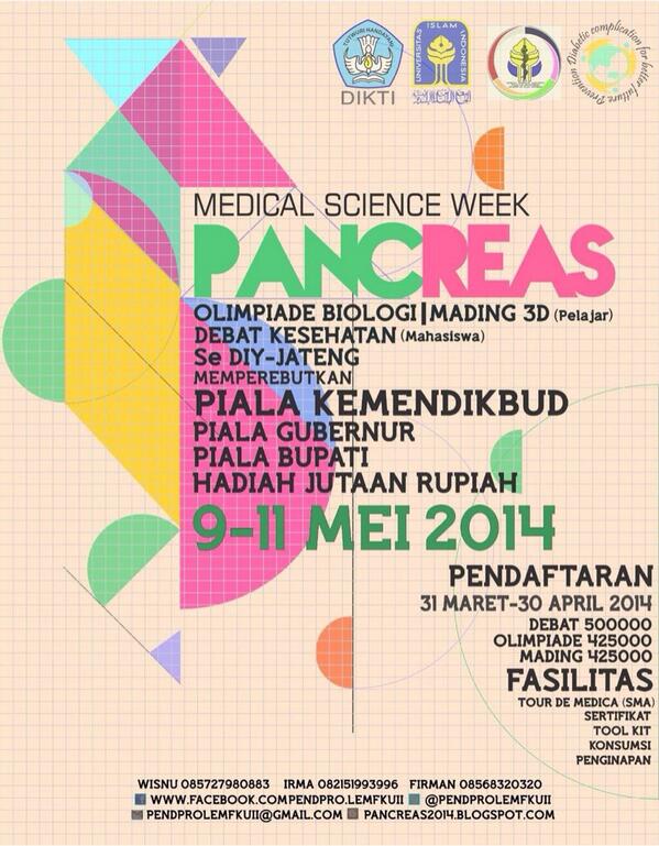 Come and join #PANCREAS2014 "your sweet future without diabetes mellitus"