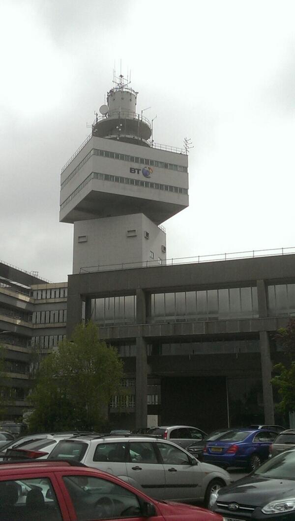 At Martlesham Microwave Round Table, with G4HSK.